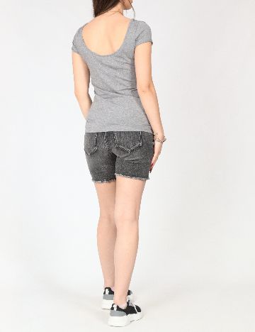 Tricou Bershka, gri