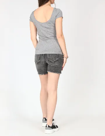 Tricou Bershka, gri