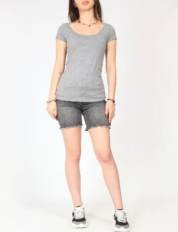 Tricou Bershka, gri