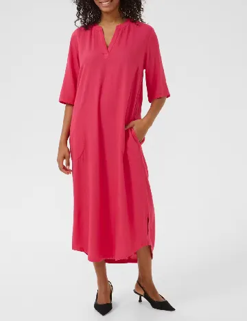 Rochie medie Kaffe, roz