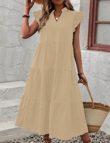 Rochie lunga SHEIN, bej
