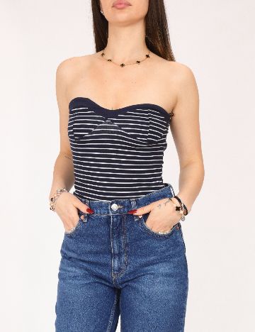 Body Bershka, bleumarin