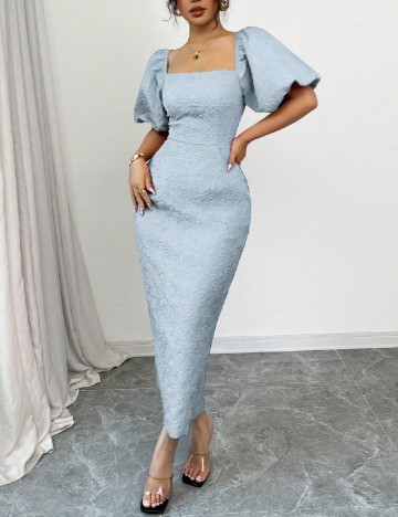 Rochie lunga SHEIN, bleu