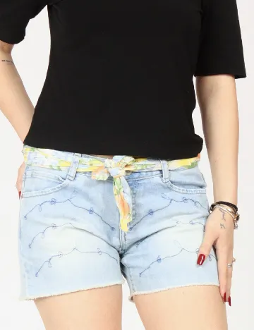 Pantaloni scurti Zara, albastru
