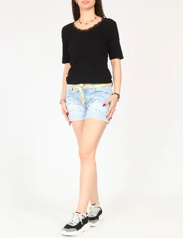 Pantaloni scurti Zara, albastru