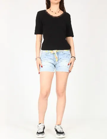 Pantaloni scurti Zara, albastru