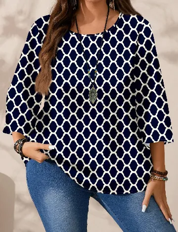 Bluza Emery Rose Curve, bleumarin