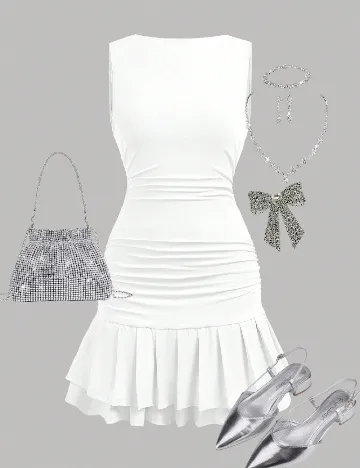 Rochie Shein Kids, alb