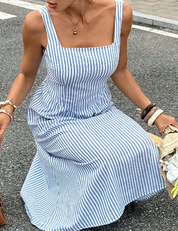 Rochie medie SHEIN, albastru