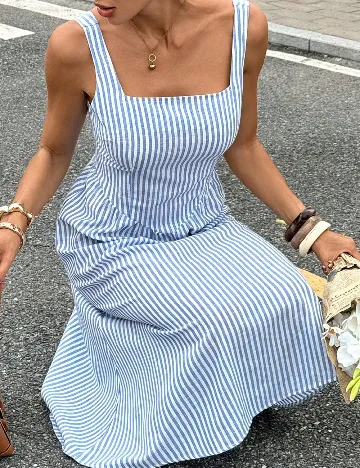 Rochie medie SHEIN, albastru