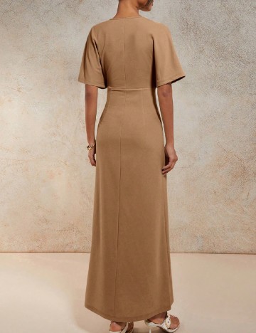 Rochie lunga Cosmina, maro