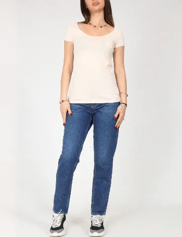 Tricou Bershka, roz deschis
