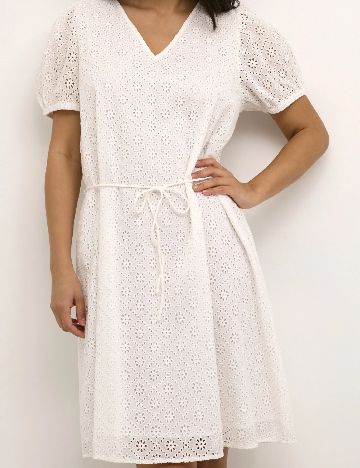 Rochie scurta Kaffe, alb