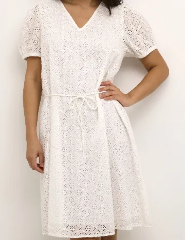Rochie scurta Kaffe, alb