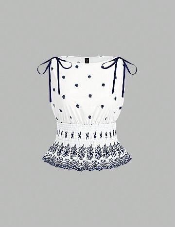 Bluza SHEIN CURVE, alb