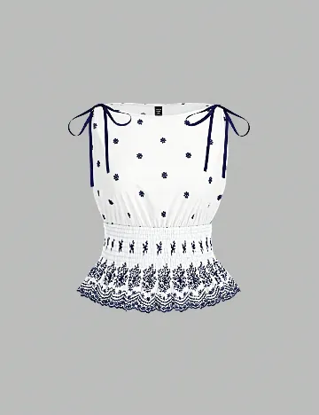 Bluza SHEIN CURVE, alb
