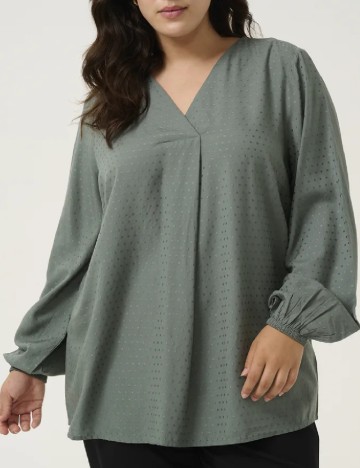 Bluza Kaffe Curve, verde