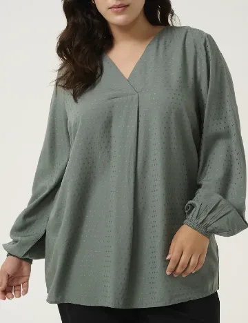 Bluza Kaffe Curve, verde