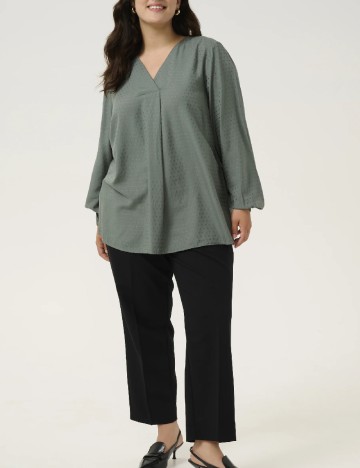 Bluza Kaffe Curve, verde