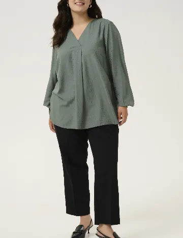 Bluza Kaffe Curve, verde
