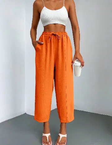 Pantaloni SHEIN, portocaliu
