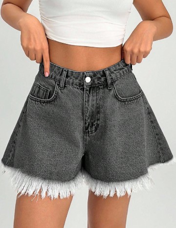 Pantaloni scurti SHEIN, gri