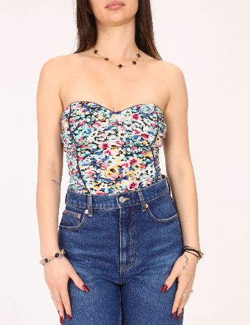 Body Bershka, floral print