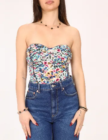 Body Bershka, floral print