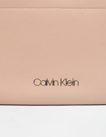 Geanta Calvin Klein, crem Crem