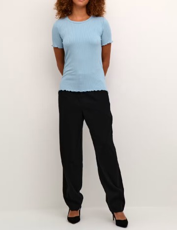 Tricou Kaffe, albastru