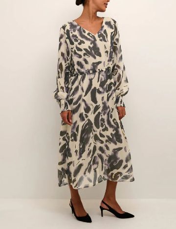 Rochie medie Kaffe, mix culori