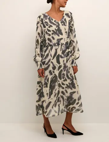 Rochie medie Kaffe, mix culori