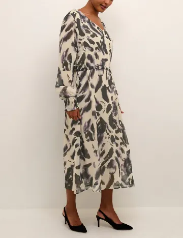 Rochie medie Kaffe, mix culori