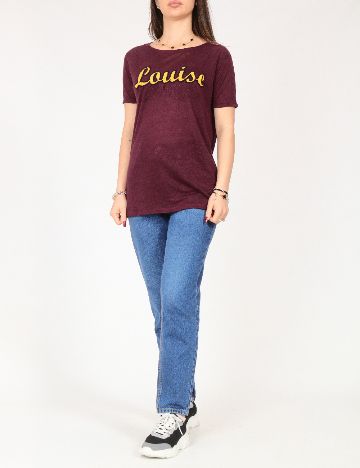 Tricou Zara, grena