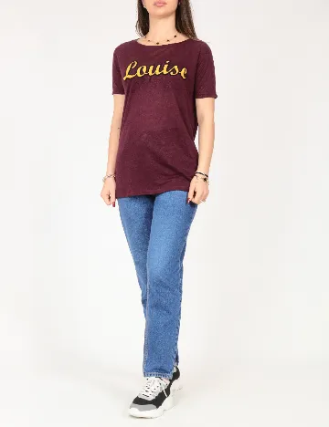 Tricou Zara, grena