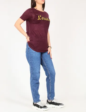 Tricou Zara, grena