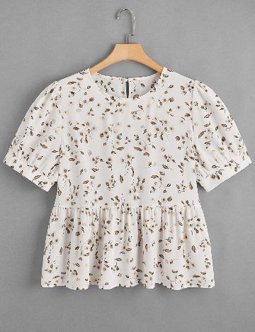Bluza SHEIN CURVE, floral print