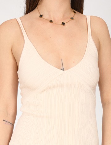 Rochie scurta Bershka, crem
