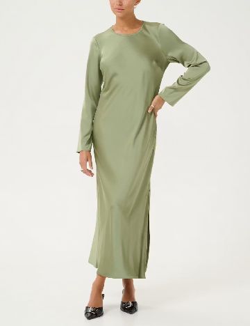 Rochie lunga Kaffe, verde