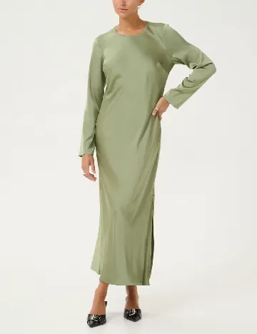 Rochie lunga Kaffe, verde