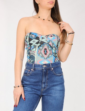 Body Bershka, turcoaz
