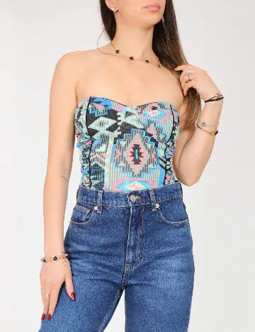Body Bershka, turcoaz