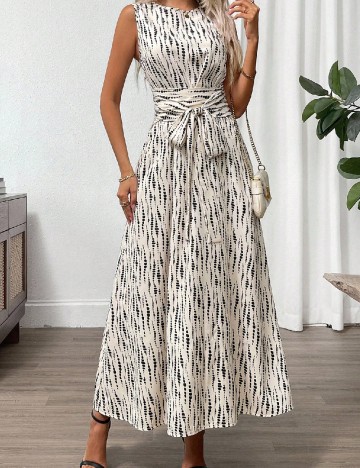 Rochie lunga SHEIN, crem