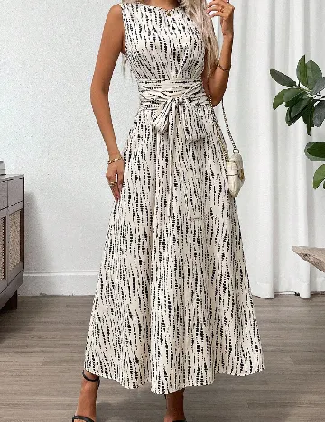 Rochie lunga SHEIN, crem