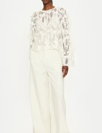 Bluza Karen By Simonsen, ecru
