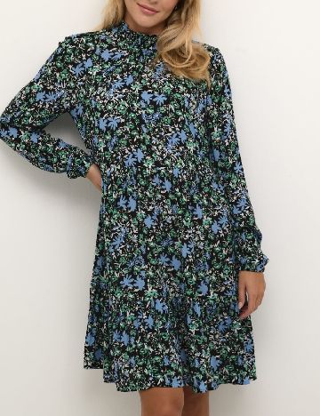 Rochie scurta Kaffe, mix culori