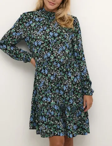Rochie scurta Kaffe, mix culori
