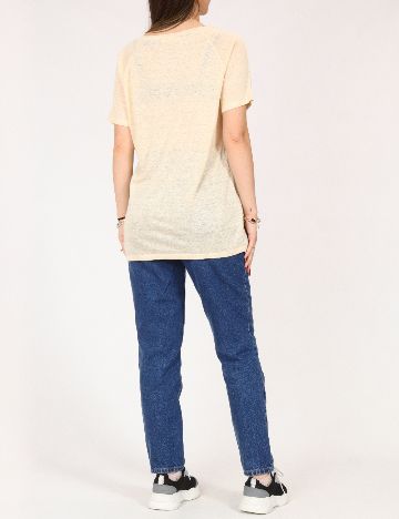 Tricou Zara, crem