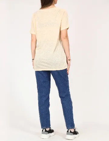 Tricou Zara, crem