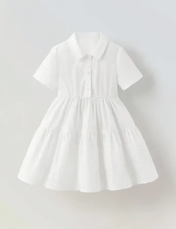 Rochie Shein Kids, alb/maro